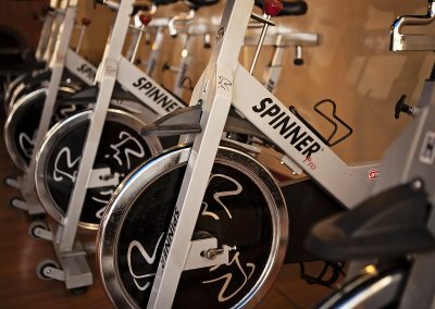 Spin bike at Spa Total Fitness in Charlottetown
